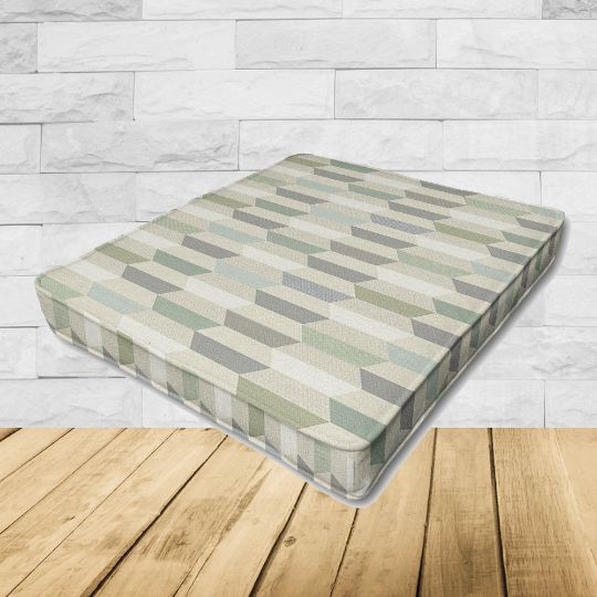 Dining Chair Seat Cushion Boxed Style - - Custom outdoor patio furniture cushions from Cascadia Outdoor Cushions in Sunbrella Fabrics