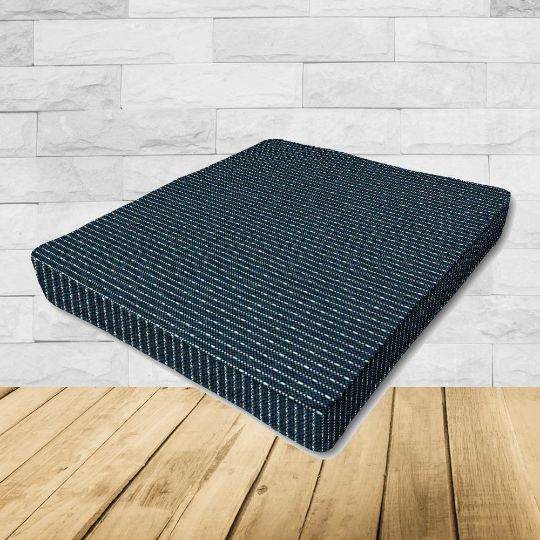 Patio Dining Chair Seat Cushion Boxed Style - - Custom outdoor patio furniture cushions from Cascadia Outdoor Cushions in Sunbrella Fabric