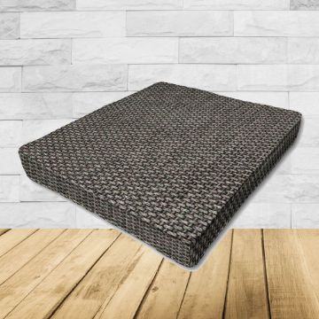 Patio Dining Chair Seat Cushion Boxed Style - - Custom outdoor patio furniture cushions from Cascadia Outdoor Cushions in Sunbrella Fabric