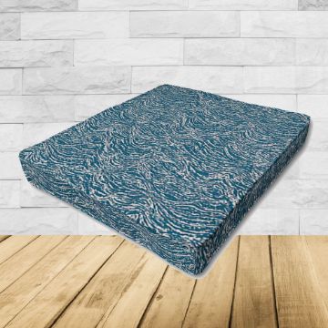 Patio Dining Chair Seat Cushion Boxed Style - - Custom outdoor patio furniture cushions from Cascadia Outdoor Cushions in Sunbrella Fabric