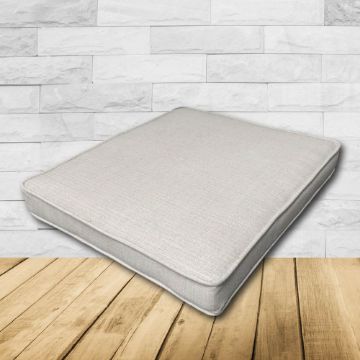 	Dining Chair Seat Cushion Boxed Style - - Custom outdoor patio furniture cushions from Cascadia Outdoor Cushions in Sunbrella Fabrics