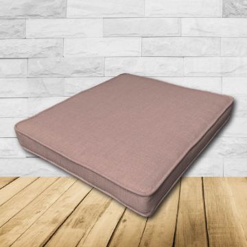 	Patio Dining Chair Seat Cushion Boxed Style - - Custom outdoor patio furniture cushions from Cascadia Outdoor Cushions in Sunbrella Fabrics