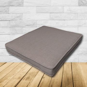 	Patio Dining Chair Seat Cushion Boxed Style - - Custom outdoor patio furniture cushions from Cascadia Outdoor Cushions in Sunbrella Fabrics