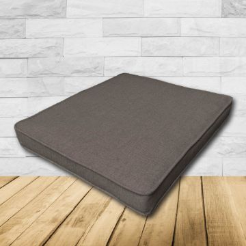 Dining Chair Seat Cushion Boxed Style - - Custom outdoor patio furniture cushions from Cascadia Outdoor Cushions in Sunbrella Fabrics