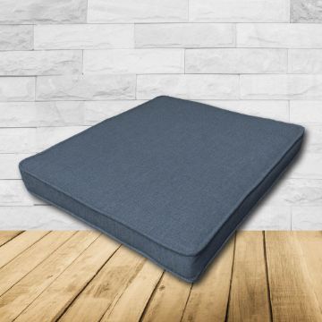 Dining Chair Seat Cushion Boxed Style - - Custom outdoor patio furniture cushions from Cascadia Outdoor Cushions in Sunbrella Fabrics