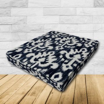 Dining Chair Seat Cushion Boxed Style - - Custom outdoor patio furniture cushions from Cascadia Outdoor Cushions in Sunbrella Fabrics