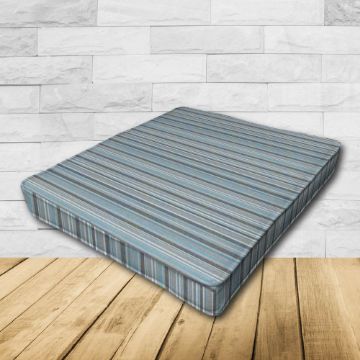 Patio Dining Chair Seat Cushion Boxed Style - - Custom outdoor patio furniture cushions from Cascadia Outdoor Cushions in Sunbrella Fabric
