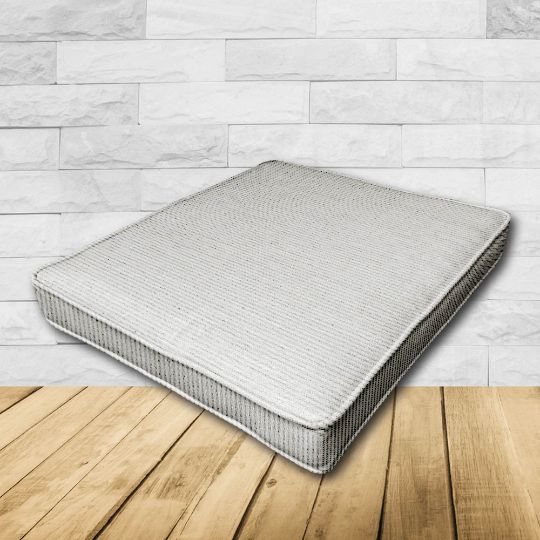 Dining Chair Seat Cushion Boxed Style - - Custom outdoor patio furniture cushions from Cascadia Outdoor Cushions in Sunbrella Fabrics