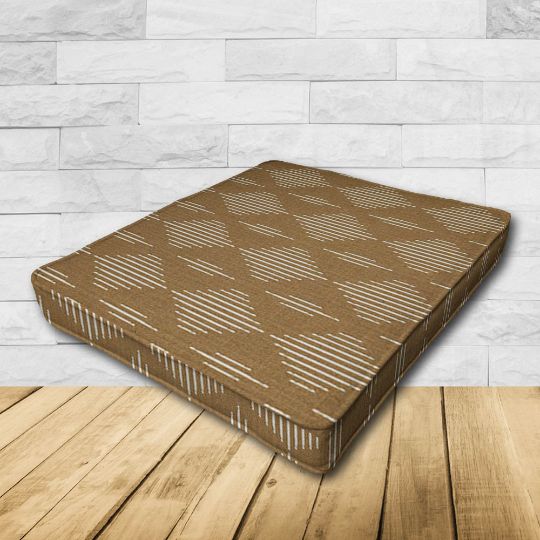 	Dining Chair Seat Cushion Boxed Style - - Custom outdoor patio furniture cushions from Cascadia Outdoor Cushions in Sunbrella Fabrics