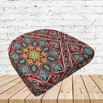 Richloom Solarium Medlo Sonoma Boxed Patio Contoured Dining Chair Seat Cushions –Wicker Chair Cushions