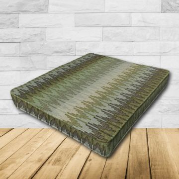 Dining Chair Seat Cushion Boxed Style - - Custom outdoor patio furniture cushions from Cascadia Outdoor Cushions in Sunbrella Fabrics