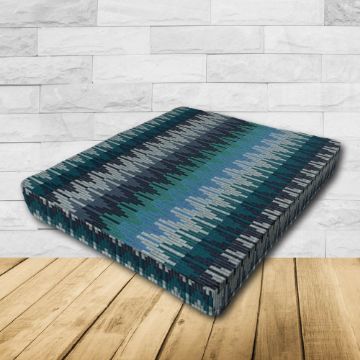 Dining Chair Seat Cushion Boxed Style - - Custom outdoor patio furniture cushions from Cascadia Outdoor Cushions in Sunbrella Fabrics