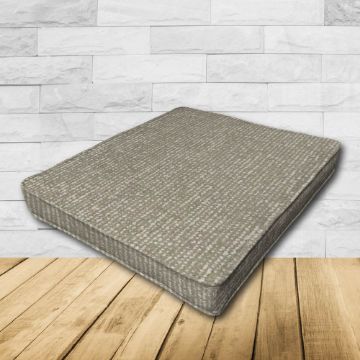	Dining Chair Seat Cushion Boxed Style - - Custom outdoor patio furniture cushions from Cascadia Outdoor Cushions in Sunbrella Fabrics