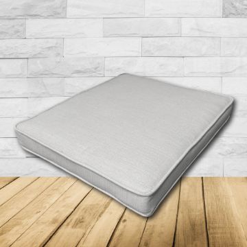 	Dining Chair Seat Cushion Boxed Style - - Custom outdoor patio furniture cushions from Cascadia Outdoor Cushions in Sunbrella Fabrics