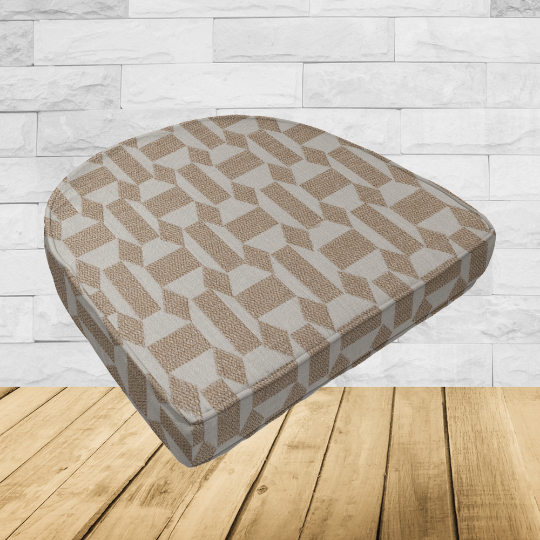 	Accord Crimson Cushion for wicker patio chairs, contoured or rounded at the back, Designed specifically for outdoor wicker patio chairs.