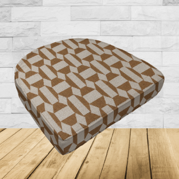 	Accord Crimson Cushion for wicker patio chairs, contoured or rounded at the back, Designed specifically for outdoor wicker patio chairs.