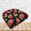 Richloom Solarium Melon Noir Boxed Patio Contoured Dining Chair Seat Cushions –Wicker Chair Cushions