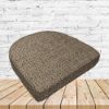 Richloom Solarium Mercer Rattan Boxed Patio Contoured Dining Chair Seat Cushions –Wicker Chair Cushions