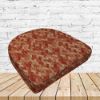 Richloom Solarium Mixes Coral Boxed Patio Contoured Dining Chair Seat Cushions –Wicker Chair Cushions