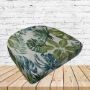 Richloom Solarium Piermont Palm Boxed Patio Contoured Dining Chair Seat Cushions –Wicker Chair Cushions