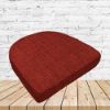 Richloom Solarium Rave Cherry Boxed Patio Contoured Dining Chair Seat Cushions –Wicker Chair Cushions