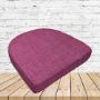Richloom Solarium Rave Orchid Boxed Patio Contoured Dining Chair Seat Cushions –Wicker Chair Cushions