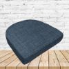 Richloom Solarium Rave Pacific Boxed Patio Contoured Dining Chair Seat Cushions –Wicker Chair Cushions