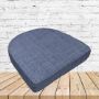 Richloom Solarium Rave Pool Boxed Patio Contoured Dining Chair Seat Cushions –Wicker Chair Cushions
