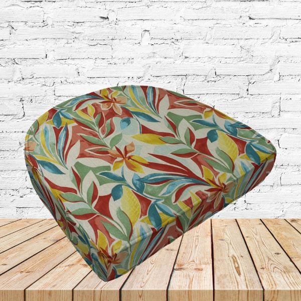 Richloom Solarium Somap Sonoma Boxed Patio Contoured Dining Chair Seat Cushions –Wicker Chair Cushions