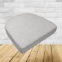 Wicker Patio Chair Cushions with a rounded back Boxed Double Piped Patio Dining Chair Seat Pad or Seat Cushion from Cascadia Outdoor Cushions
