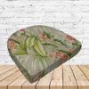 Richloom Solarium Tahiti Sunrise Boxed Patio Contoured Dining Chair Seat Cushions –Wicker Chair Cushions