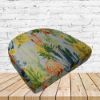 Richloom Solarium Temescal Sky Boxed Patio Contoured Dining Chair Seat Cushions –Wicker Chair Cushions
