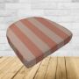 Wicker Patio Chair Cushions with a rounded back Boxed Double Piped Patio Dining Chair Seat Pad or Seat Cushion from Cascadia Outdoor Cushions
