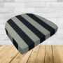 Wicker Patio Chair Cushions with a rounded back Boxed Double Piped Patio Dining Chair Seat Pad or Seat Cushion from Cascadia Outdoor Cushions