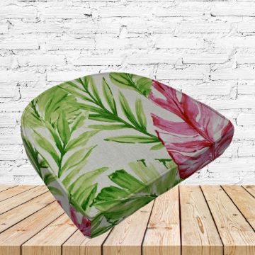 Richloom Solarium Zealand Island Boxed Patio Contoured Dining Chair Seat Cushions –Wicker Chair Cushions