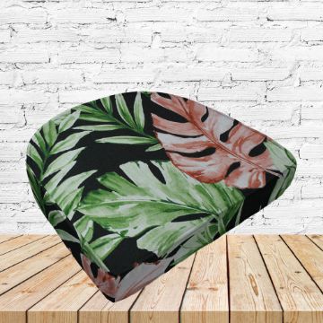 Richloom Solarium Zealand Midnight Boxed Patio Contoured Dining Chair Seat Cushions –Wicker Chair Cushions