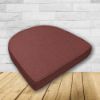 Cushion for wicker patio chairs, contoured or rounded at the back, Designed specifically for outdoor wicker patio chairs.