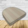 Wicker Patio Chair Cushions with a rounded back Boxed Double Piped Patio Dining Chair Seat Pad or Seat Cushion from Cascadia Outdoor Cushions