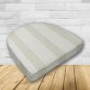 Wicker Patio Chair Cushions with a rounded back Boxed Double Piped Patio Dining Chair Seat Pad or Seat Cushion from Cascadia Outdoor Cushions