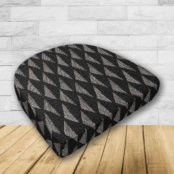 Wicker Patio Chair Cushions with a rounded back Boxed Double Piped Patio Dining Chair Seat Pad or Seat Cushion from Cascadia Outdoor Cushions