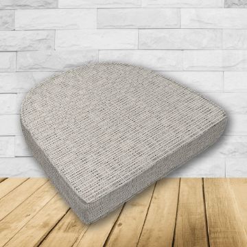 Outdoor Cushion for wicker patio chairs, contoured or rounded at the back, Designed specifically for outdoor wicker patio chairs.