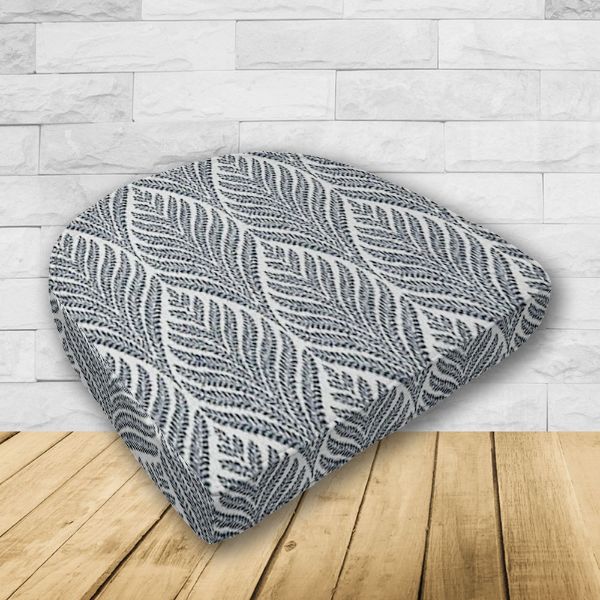 Wicker Patio Chair Cushions with a rounded back Boxed Double Piped Patio Dining Chair Seat Pad or Seat Cushion from Cascadia Outdoor Cushions