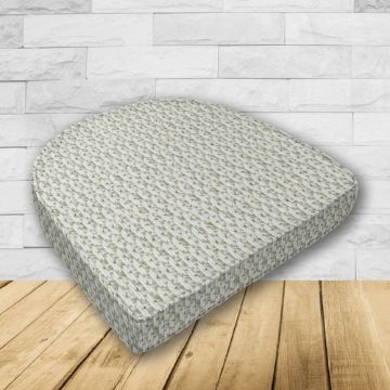 Wicker Patio Chair Cushions with a rounded back Boxed Double Piped Patio Dining Chair Seat Pad or Seat Cushion from Cascadia Outdoor Cushions