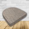 Wicker Patio Chair Cushions with a rounded back Boxed Double Piped Patio Dining Chair Seat Pad or Seat Cushion from Cascadia Outdoor Cushions