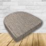 Wicker Patio Chair Cushions with a rounded back Boxed Double Piped Patio Dining Chair Seat Pad or Seat Cushion from Cascadia Outdoor Cushions