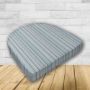 Wicker Patio Chair Cushions with a rounded back Boxed Double Piped Patio Dining Chair Seat Pad or Seat Cushion from Cascadia Outdoor Cushions