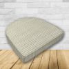 Wicker Patio Chair Cushions with a rounded back Boxed Double Piped Patio Dining Chair Seat Pad or Seat Cushion from Cascadia Outdoor Cushions