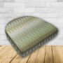 Wicker Patio Chair Cushions with a rounded back Boxed Double Piped Patio Dining Chair Seat Pad or Seat Cushion from Cascadia Outdoor Cushions