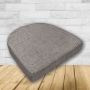 Wicker Patio Chair Cushions with a rounded back Boxed Double Piped Patio Dining Chair Seat Pad or Seat Cushion from Cascadia Outdoor Cushions