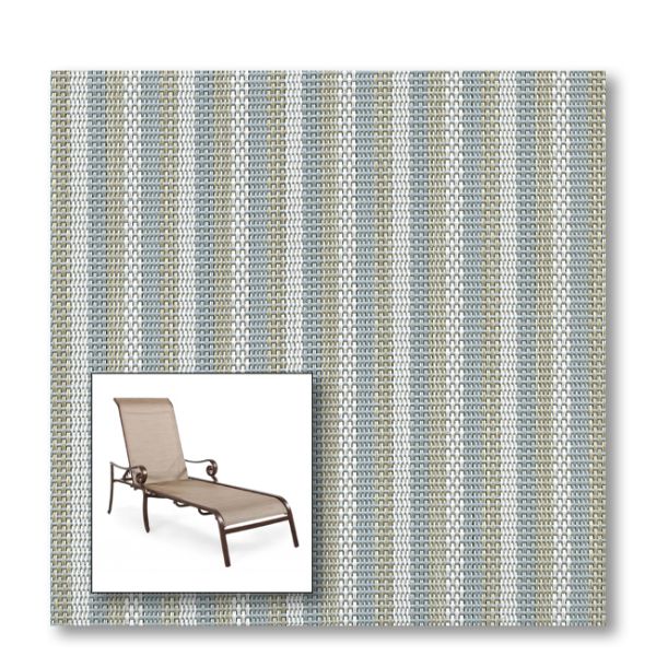 Two piece patio chair slings.
